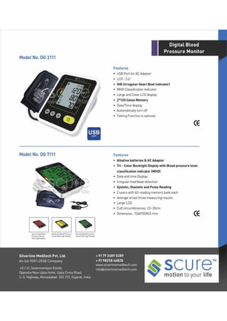 Product detailed catalog - silverline meditech