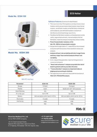 Product detailed catalog - silverline meditech