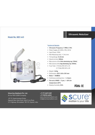 Product detailed catalog - silverline meditech