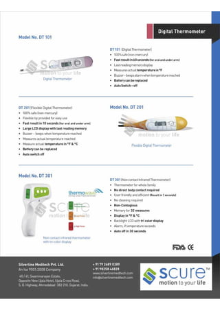 Product detailed catalog - silverline meditech