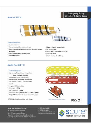 Product detailed catalog - silverline meditech