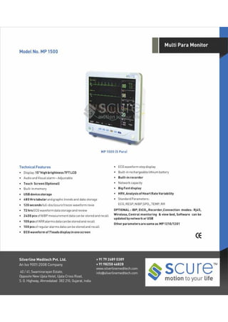 Product detailed catalog - silverline meditech