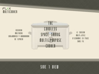 Product Development Flex Multicooker