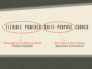 Product Development Flex Multicooker
