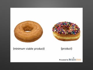 "The minimum viable product is that
version of a new product which allows
a team to collect the maximum amount
of validate...