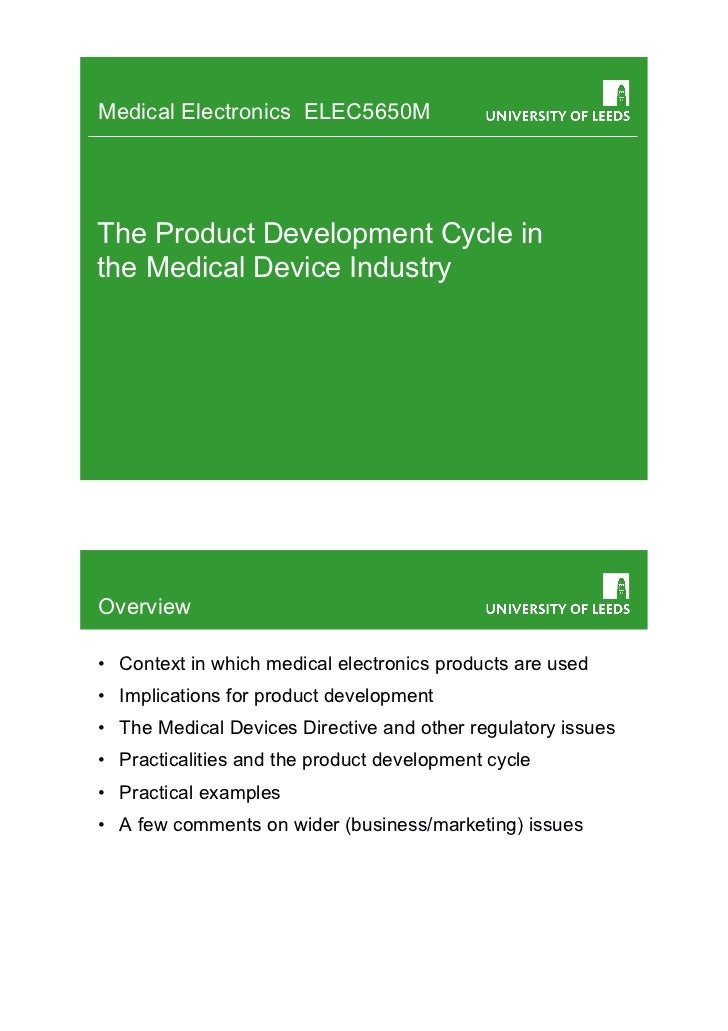 Medical Product Development cycle