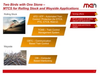 Modular Train MTCS – Modular Train Control System | PDF