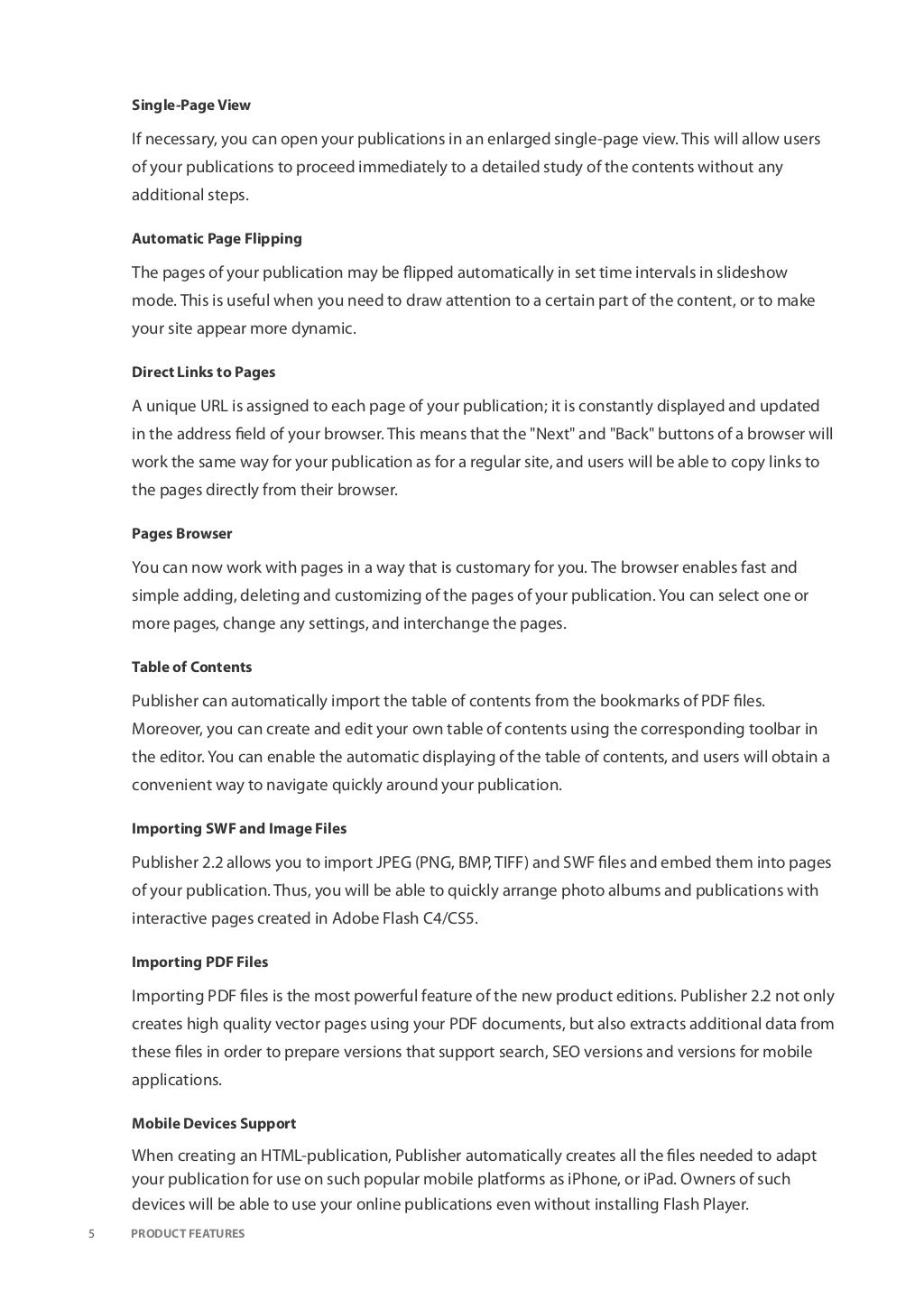 Product guide