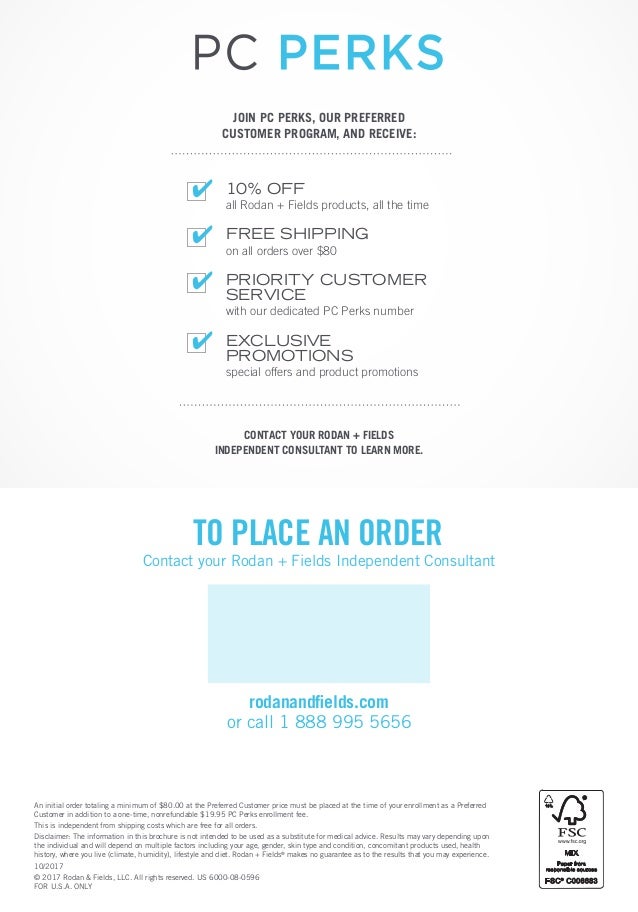 rodan fields usa product guide 2017 2018 rodan and fields independent consultant
