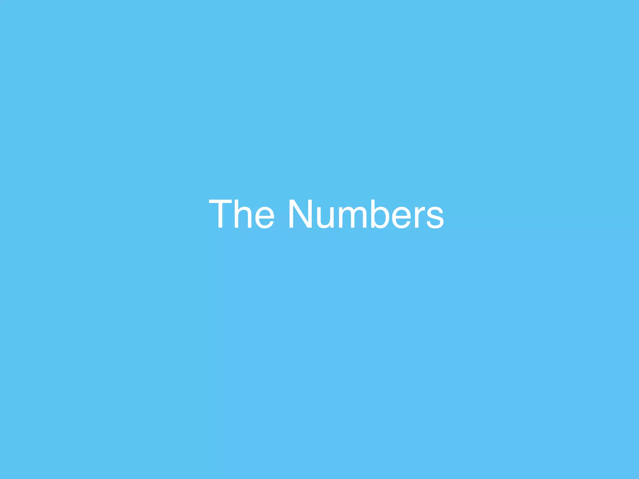 The Numbers
 