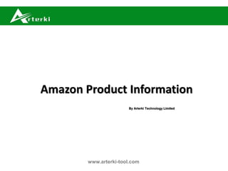 www.arterki-tool.com
Amazon Product Information
By Arterki Technology Limited
 