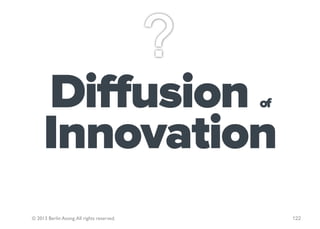 INNOVATION =                                idea, service, product, etc.




© 2013 Berlin Asong. All rights reserved.                         122
 
