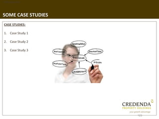 1. Background




SOME CASE STUDIES
 CASE STUDIES:

 1. Case Study 1

 2. Case Study 2

 3. Case Study 3




                    123
 