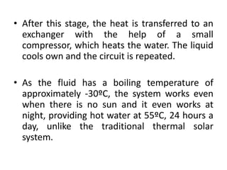 Advance Solar Water Heater | PPTX
