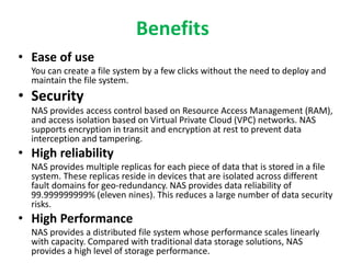 Product introduction- Apsara File Storage NAS | PPTX