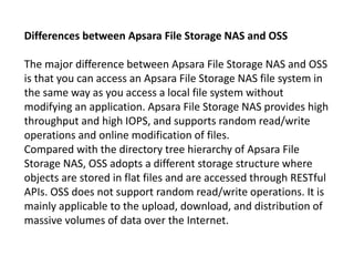 Product introduction- Apsara File Storage NAS | PPTX
