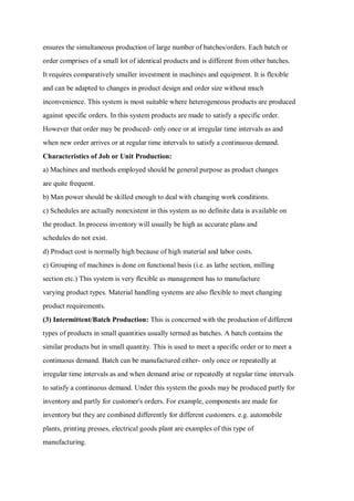 Production Planning and Control in Operations Management | PDF