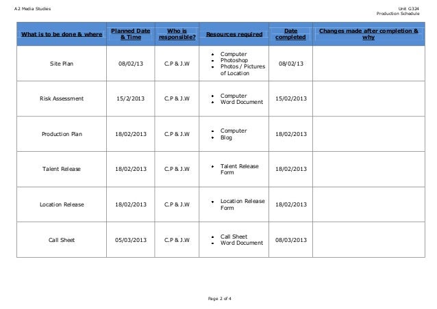 production schedule template production schedule template production schedule template production schedule template