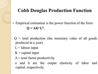 Production analysis ppt | PPTX