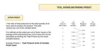 Production and cost (economics presentation) | PPTX