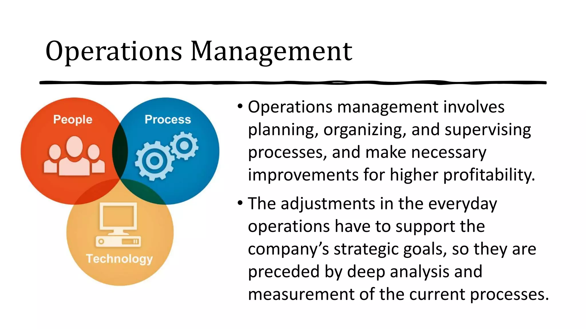 Production And Operations Management Meaning Ppt