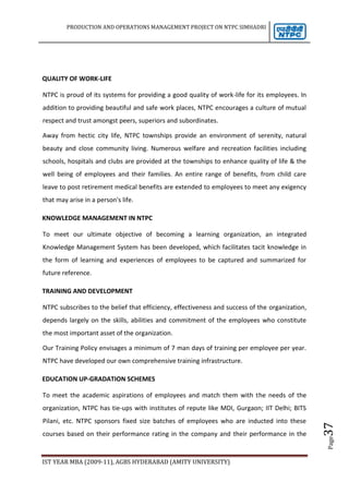 To contribute to sustainable power development by discharging corporate social responsibilities. 