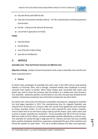 SUPPLY CHAIN MANAGEMENT 