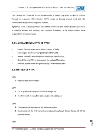 Lead developmental efforts in the Indian power sector including assisting state utility reform, policy recover etc.