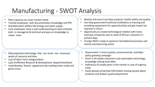 Swot Examples Manufacturing Pdf Comprehensive 2023 Manufacturing Strategy and Operational Plan | PPT
