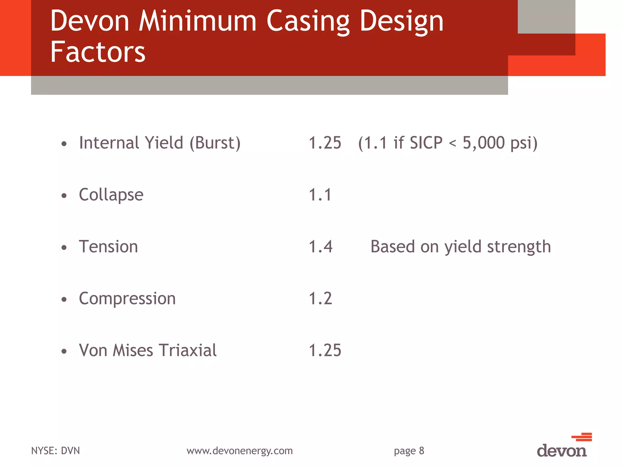 production casing design considerations | PDF