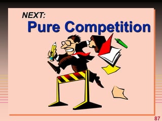 87
NEXT:
Pure Competition
 