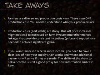  Production costs: evidence from Colombia