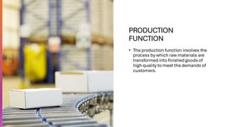 PRODUCTION FUNCTION BUSINESS STUDIES GRADE 11 | PDF