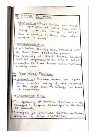 PRODUCTION FUNCTION Class 11th Project File.PDF