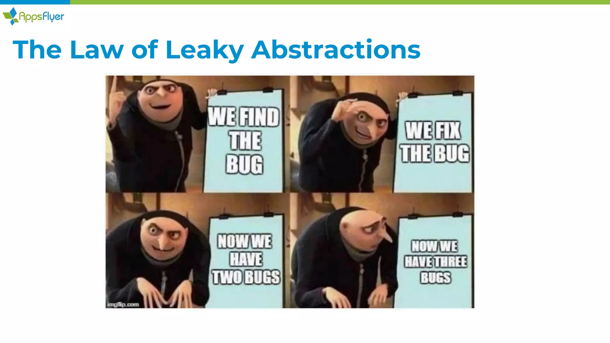 The Law of Leaky Abstractions
 