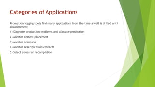 Production logging tools | PPTX