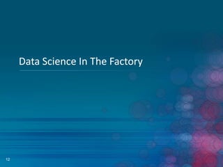 Data Science In The Factory

12

 