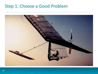 Step 1: Choose a Good Problem

24

 