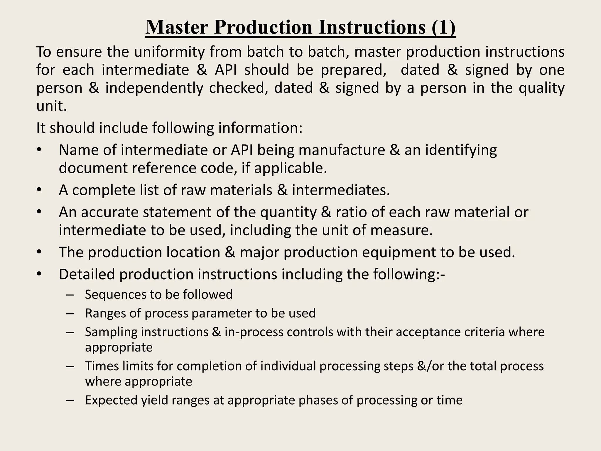 Production Organization & Material Management | PPTX