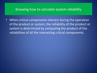 Reliability and Maintenance in production Management | PPT