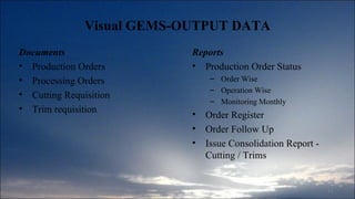 Production module-ERP