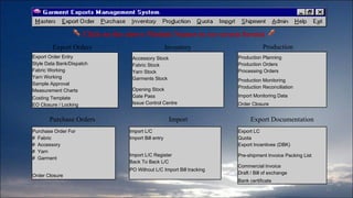 Production module-ERP