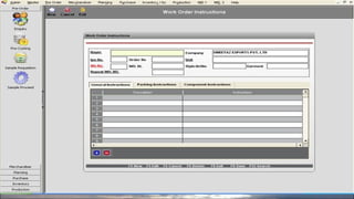 Production module-ERP