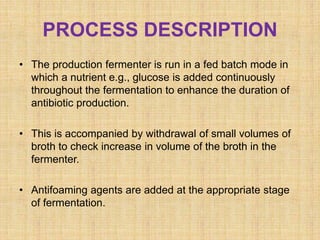 Production of antibiotics | PPTX