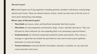 Production of biocontrol agent for effective pest control.pptx