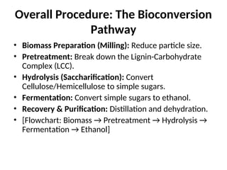 Production of Bioethanol from Lignocellulosic Agricultural Wastes.ppt