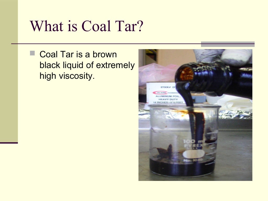 Production of coal tar on industrial scale