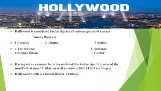Hollywood Standard Examples Production of Media Entertainment | PPTX