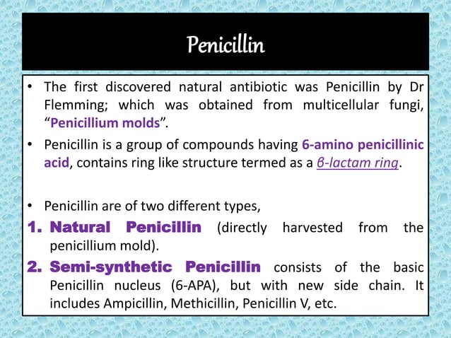 Production of penicillin and citric acid | PPT
