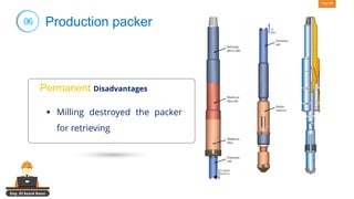 Eng. El Sayed Amer
Page 55
06 Production packer
Permanent Disadvantages
▪ Milling destroyed the packer
for retrieving
 